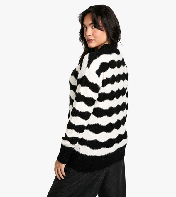 boohoo  Sweaters & Cardigans - Black Sweaters & Cardigans