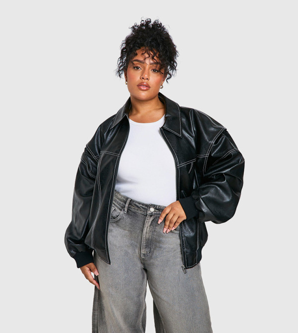 boohoo  Jackets & Coats - Black Jackets & Coats