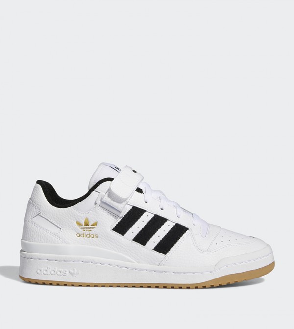 اديداس اورجينال - أبيض أحذية برقبة منخفضة