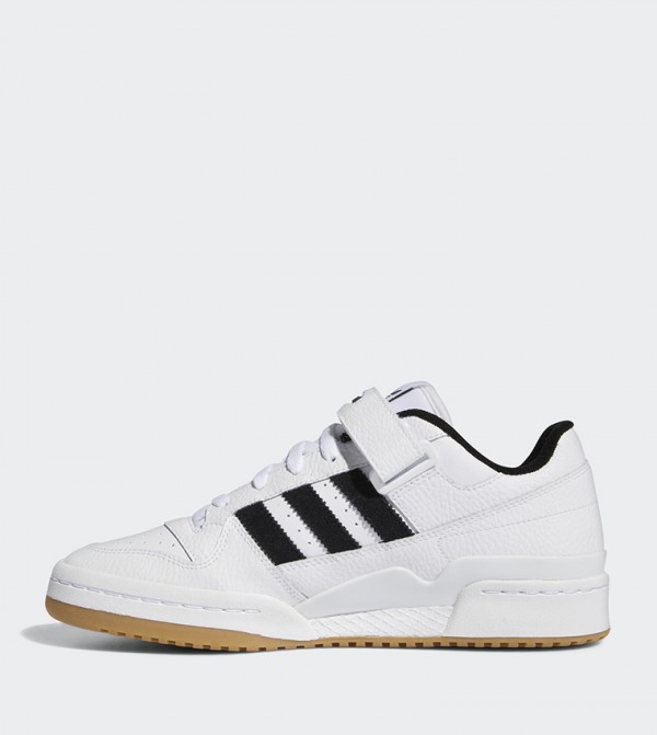 اديداس اورجينال - أبيض أحذية برقبة منخفضة