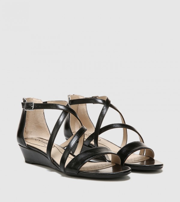 Life Stride Life Stride - Black Flat Sandals