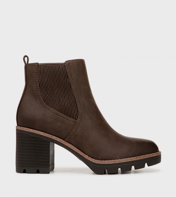 Naturalizer  Boots - Brown Ankle length Boots