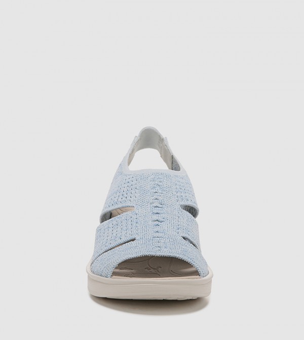 Bzees Bzees - Blue Wedge Sandals