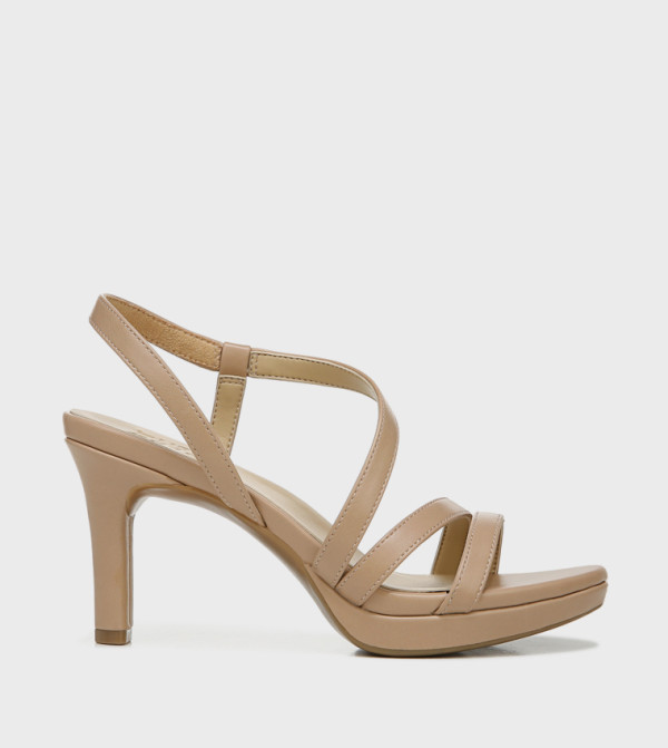 Naturalizer - Beige Heeled Sandals