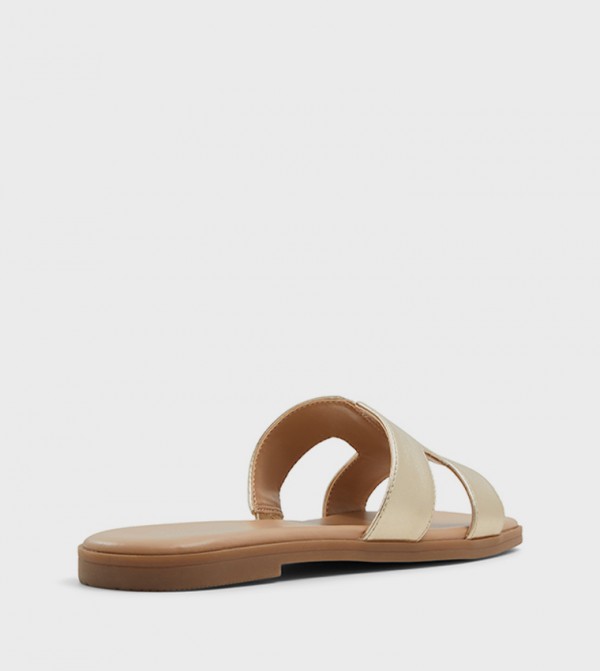 Call it Spring Shoes - Gold Flat Sandals