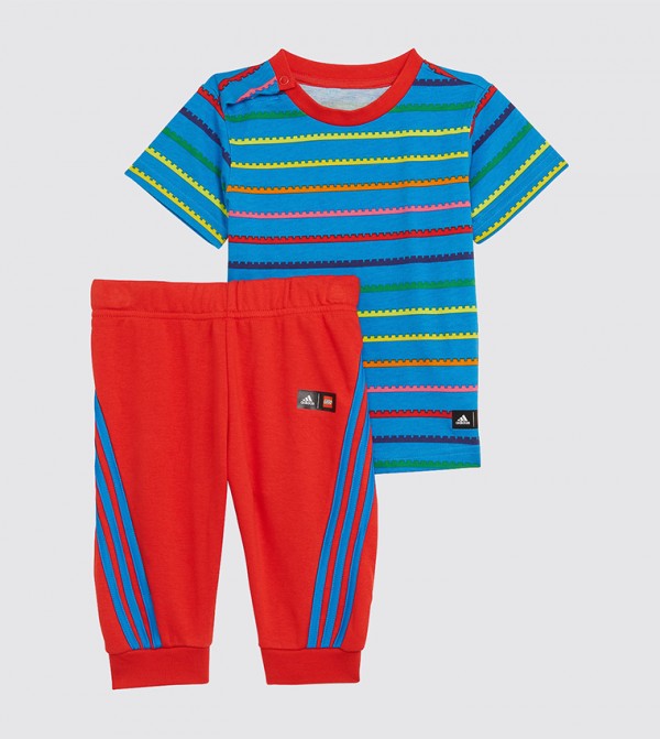 اديداس - أزرق طقم