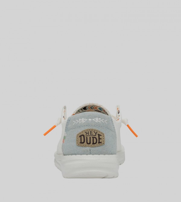 HEY DUDE  - Off White Low Top