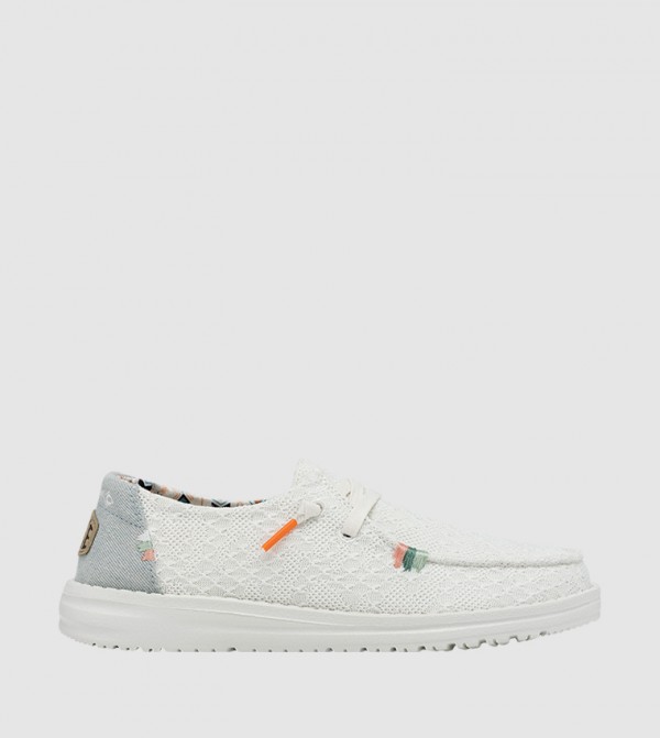 HEY DUDE  - Off White Low Top