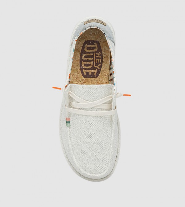 HEY DUDE  - Off White Low Top