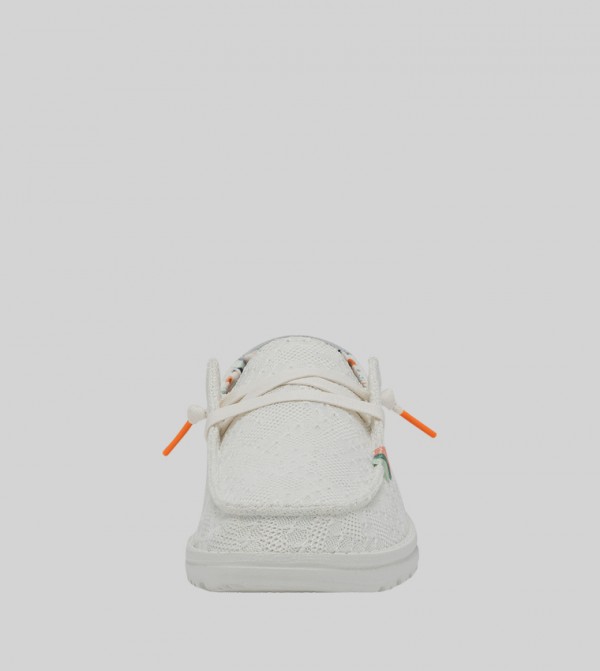 HEY DUDE  - Off White Low Top
