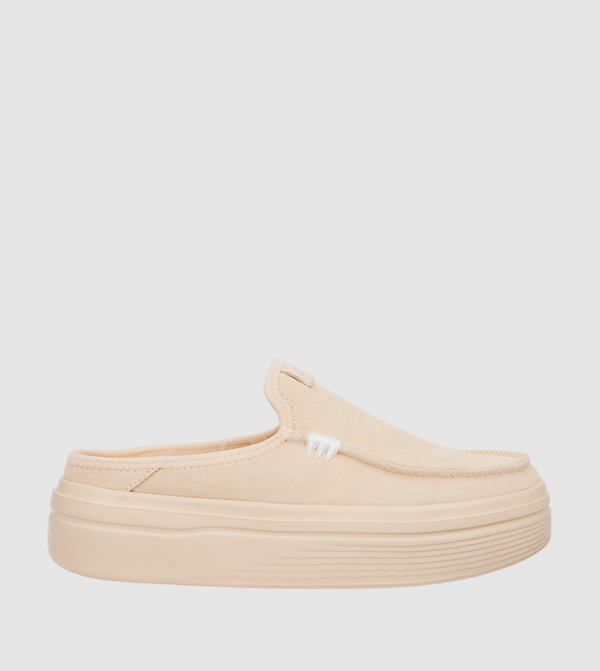 HEY DUDE  - Beige Casual Slip-ons