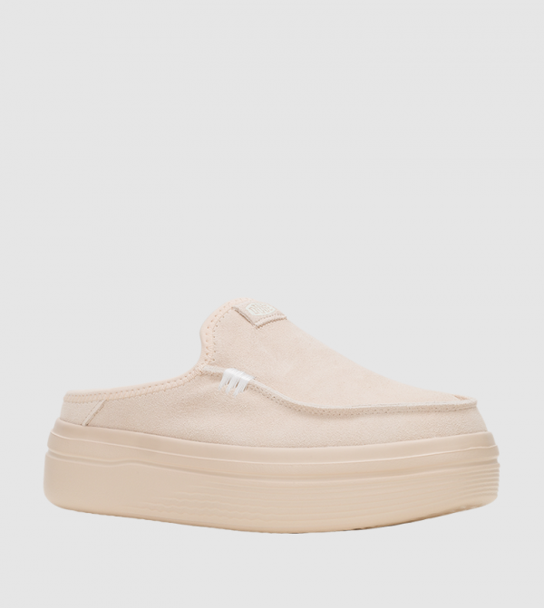 HEY DUDE  - Beige Casual Slip-ons