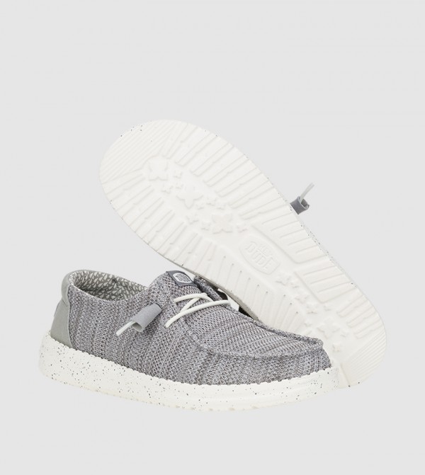 HEY DUDE HEY DUDE - Grey Casual Slip-ons