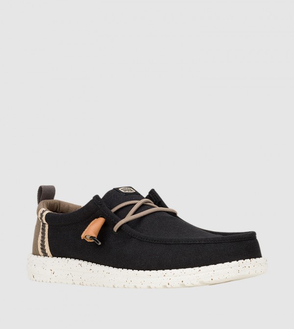 HEY DUDE  - Black Casual Slip-ons