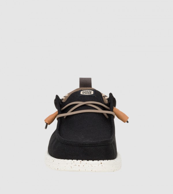 HEY DUDE  - Black Casual Slip-ons