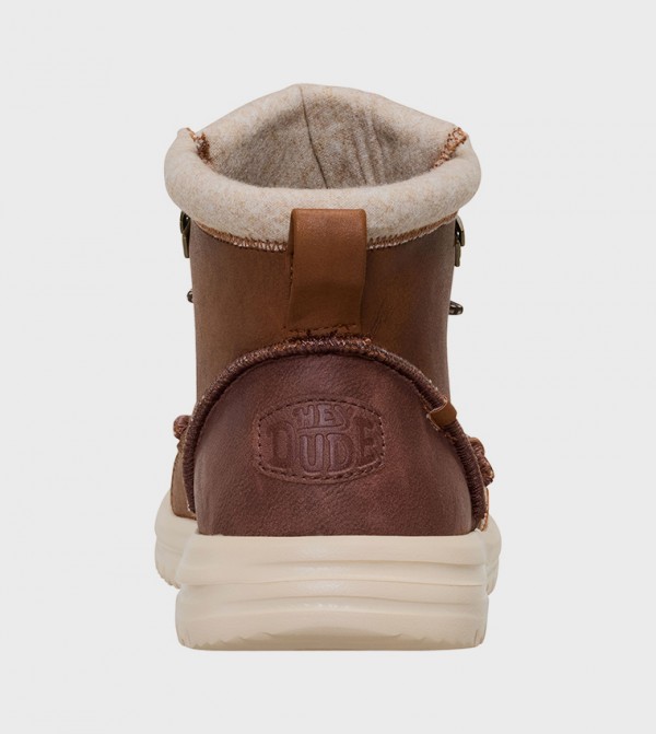 هاي دود  أبوات - بني  Lace up Boots