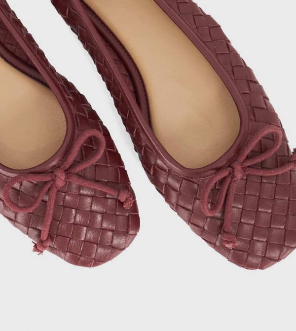 Dune London  Ballerinas - Burgundy undefined