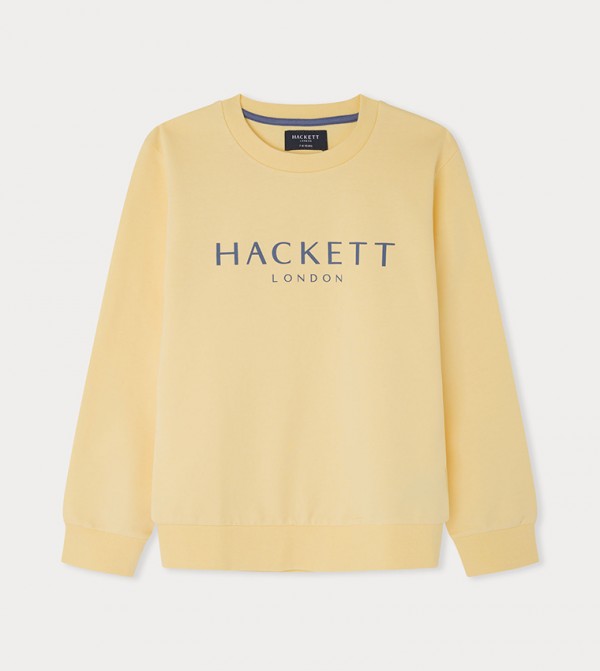 Hackett  Winterwear & Outerwear - Yellow Sweatshirts