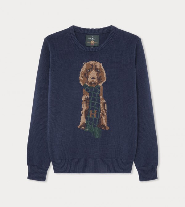 Hackett  Winterwear & Outerwear - Navy Sweaters & Cardigans