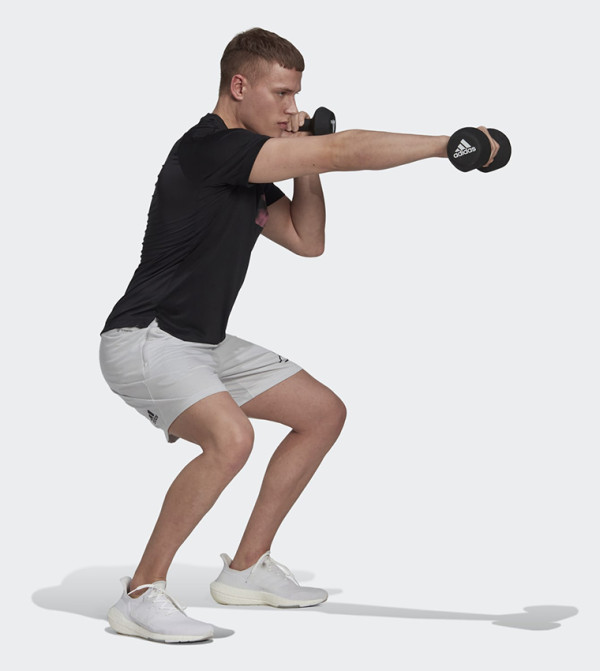 Adidas Sportswear - Grey Swim Shorts