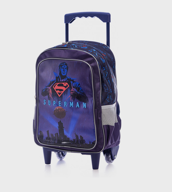 سوبرمان  سوبرمان  - أزرق حقيبة ظهر بعجلات