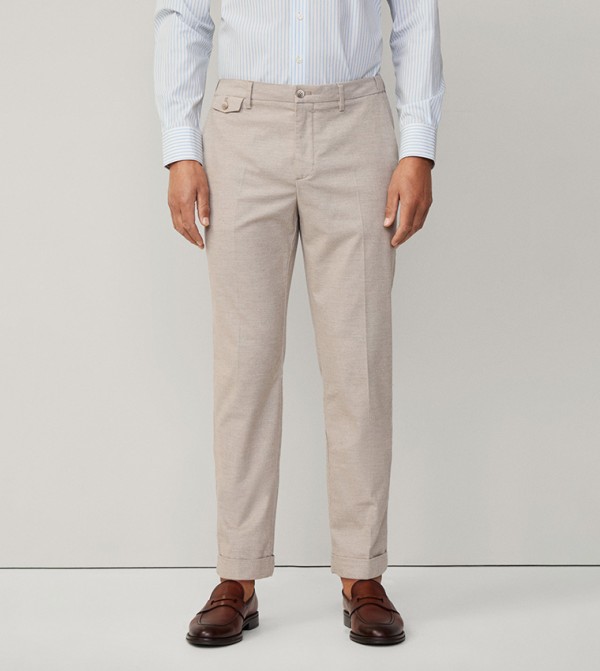 Hackett Hackett - Beige Formal Pants