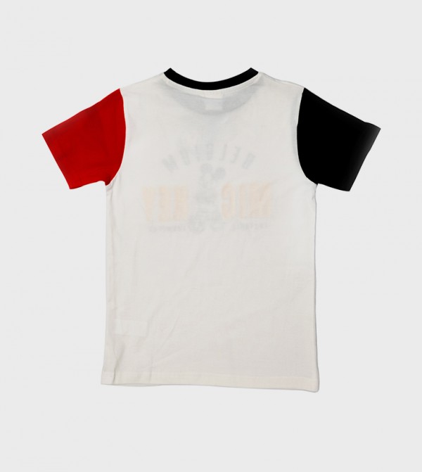 ميكي ماوس   - كريمي  T-shirts