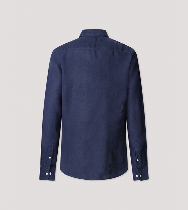 Hackett Long Sleeves - Navy Casual Shirts