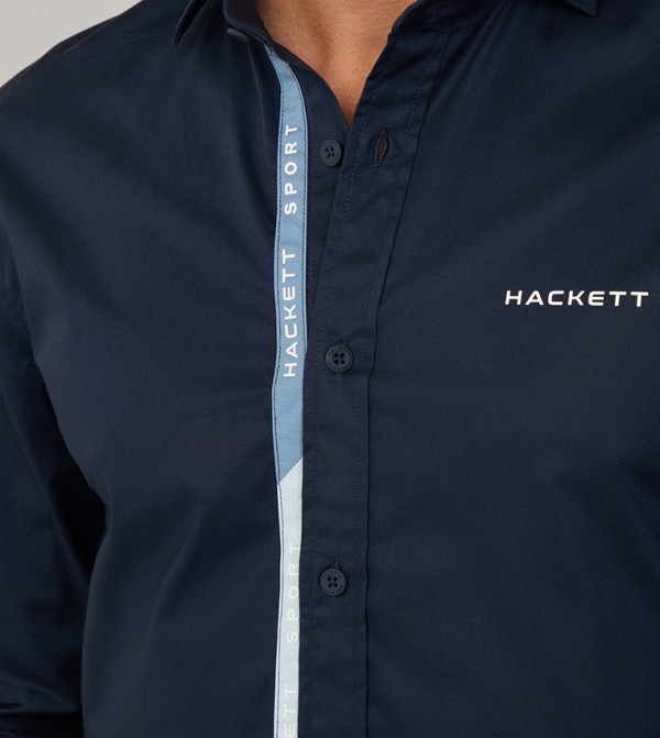 هاكيت  قمصان - كحلي قميص كاجوال 