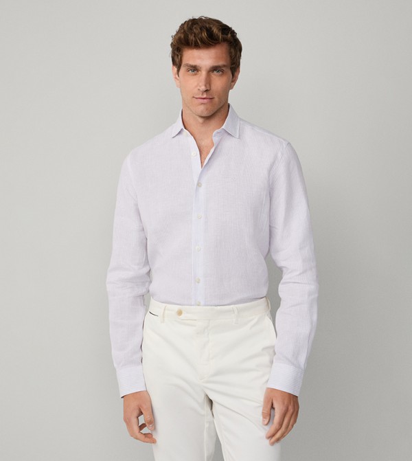 Hackett Shirts - Lavender Long Sleeves