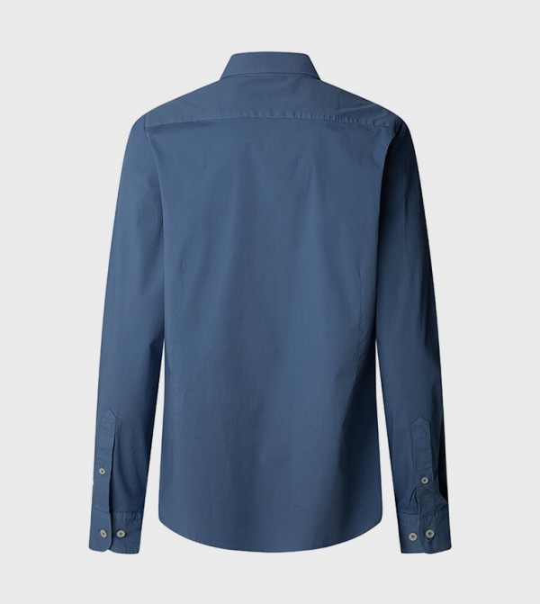 Hackett  Formal Shirts - Blue Long Sleeves