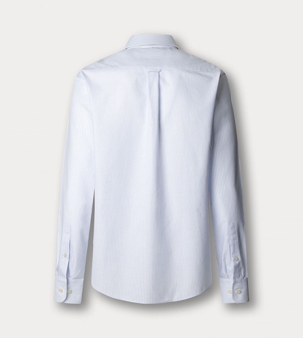 هاكيت  قمصان رسمية   - أزرق Long Sleeves