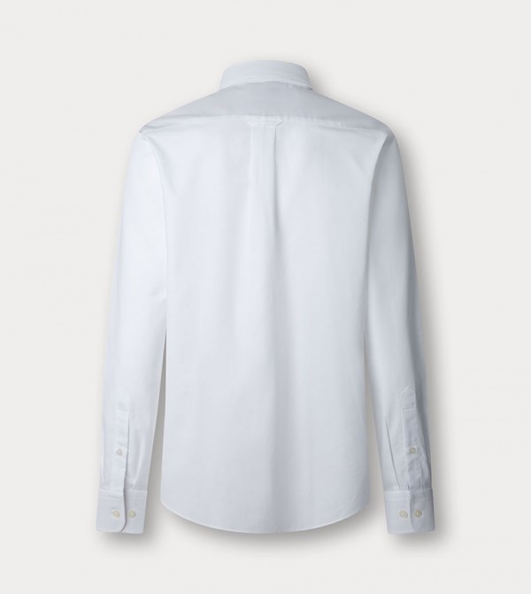 هاكيت  قمصان رسمية   - أبيض Long Sleeves