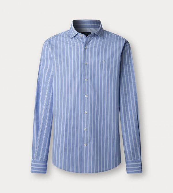 Hackett  Clothing - Blue Long Sleeves