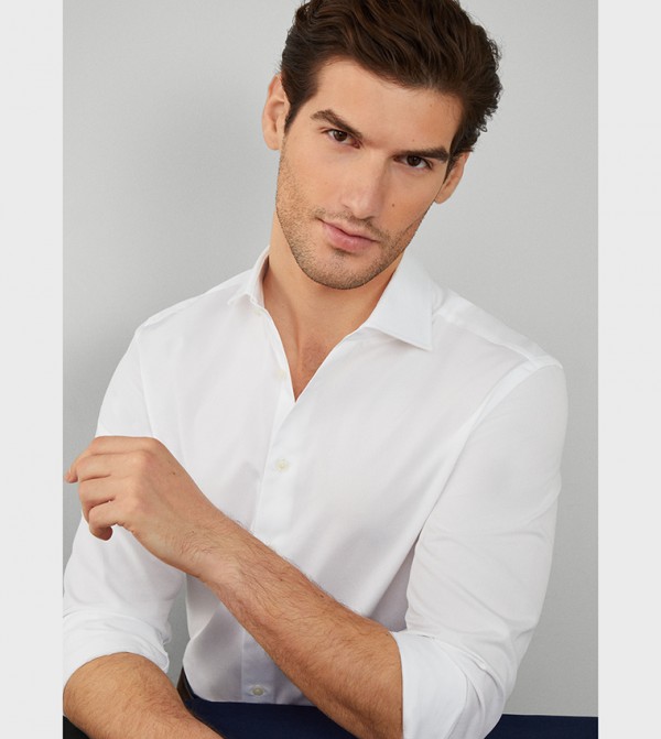 Hackett  Shirts - White Casual Shirts