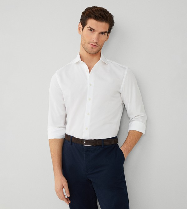 Hackett  Shirts - White Casual Shirts