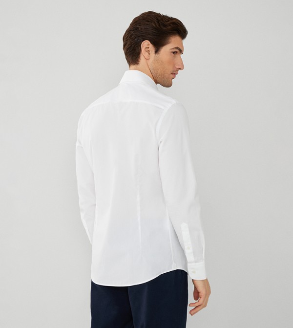 Hackett  Shirts - White Casual Shirts