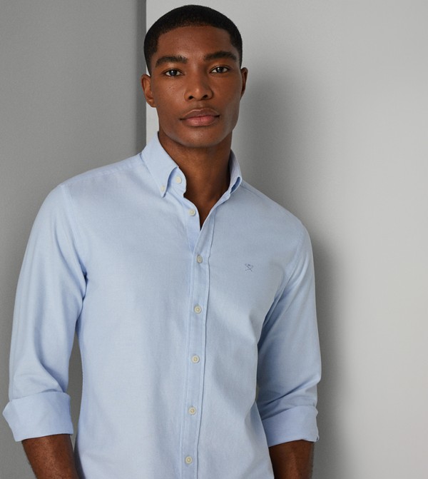 Hackett Shirts - Blue Casual Shirts