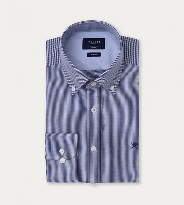 Hackett  Shirts - Blue Casual Shirts