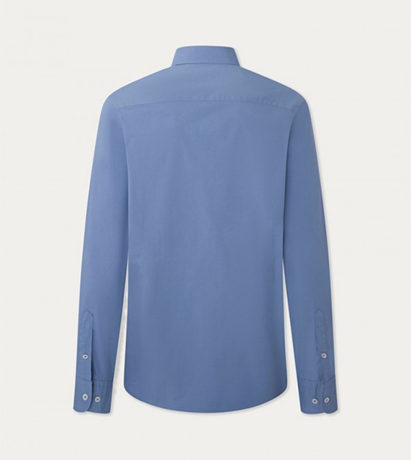 Hackett  Shirts - Blue Casual Shirts