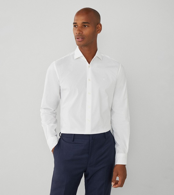 Hackett Shirts - White Casual Shirts