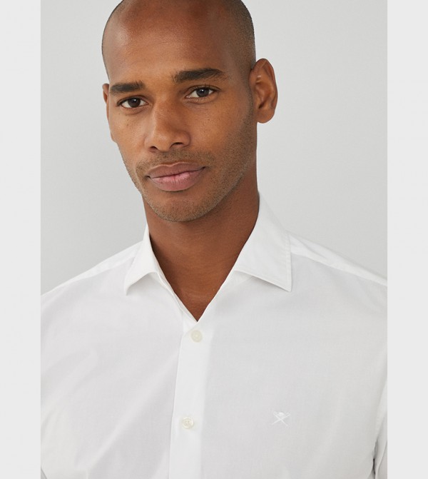 Hackett Shirts - White Casual Shirts
