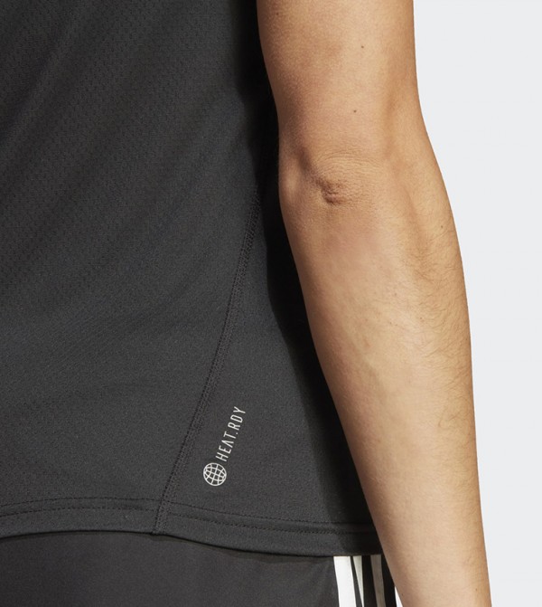 اديداس  ملابس رياضة - أسود تيشيرتات رياضة