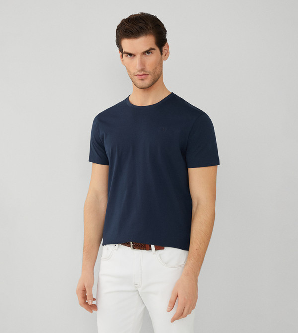 Hackett  Clothing - Blue Casual T-Shirts