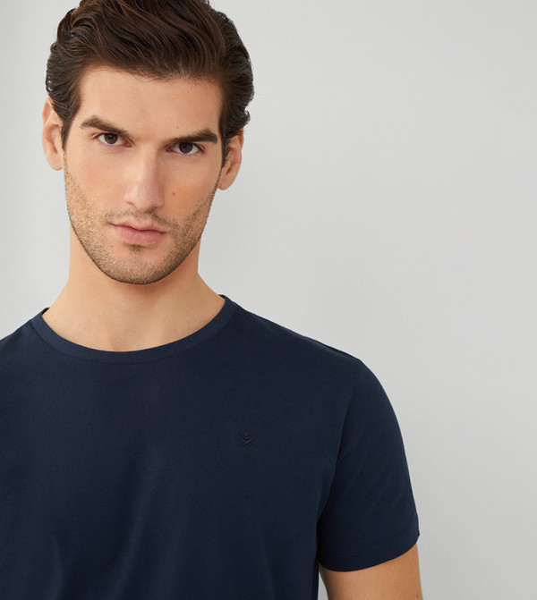 Hackett  Clothing - Blue Casual T-Shirts