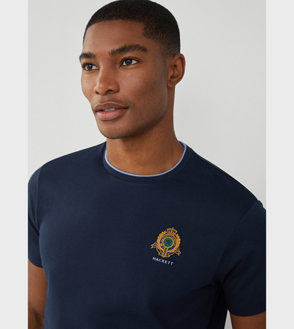 Hackett  off-price - Blue Casual T-Shirts