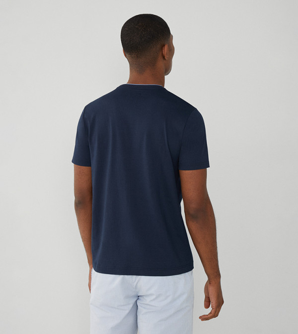 Hackett  off-price - Blue Casual T-Shirts