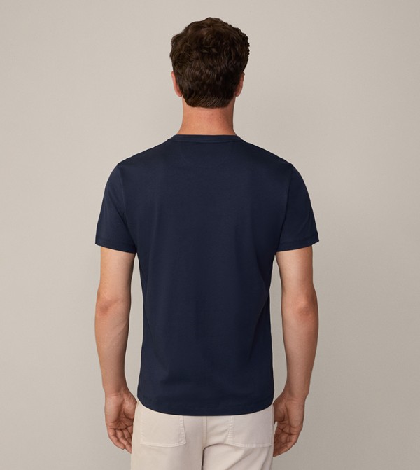 Hackett  Clothing - Blue Round Neck T-Shirts