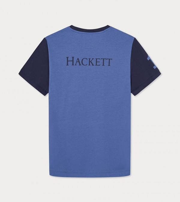 Hackett  Clothing - Blue Casual T-Shirts