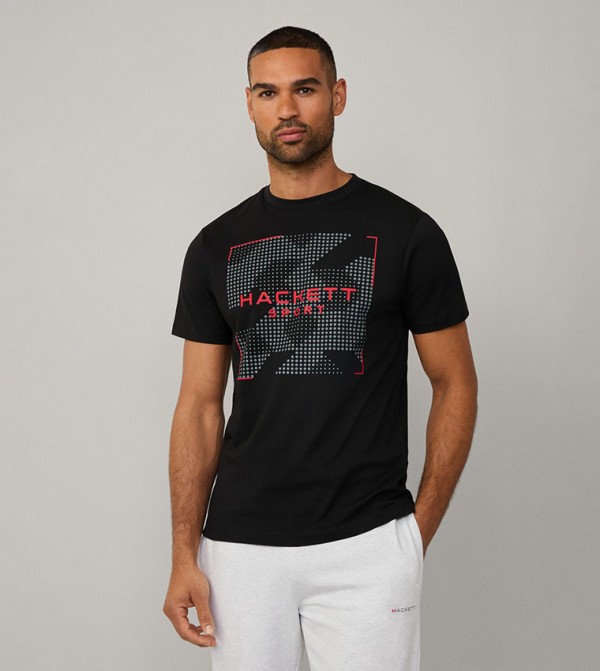 Hackett  Clothing - Black Casual T-Shirts